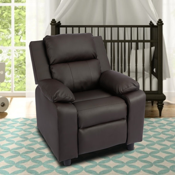 Harriet Bee Kids Recliner Chair,Toddler Recliner,Children Recliner Sofa Chair,Leather